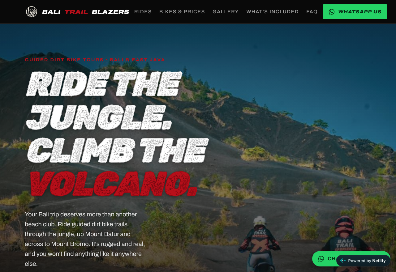 Bali Trailblazers website